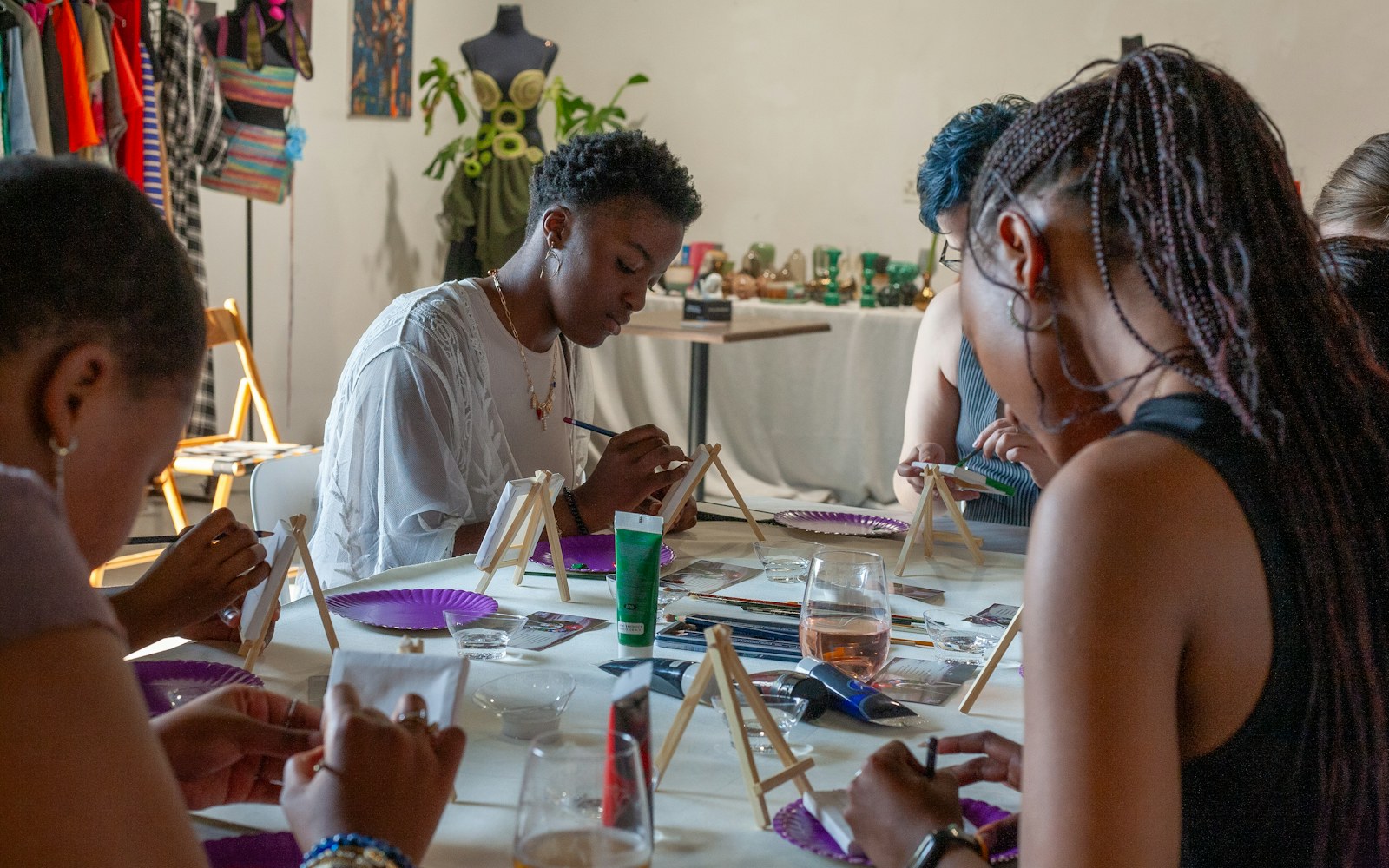 Atelier marocain d’arts visuels en activité