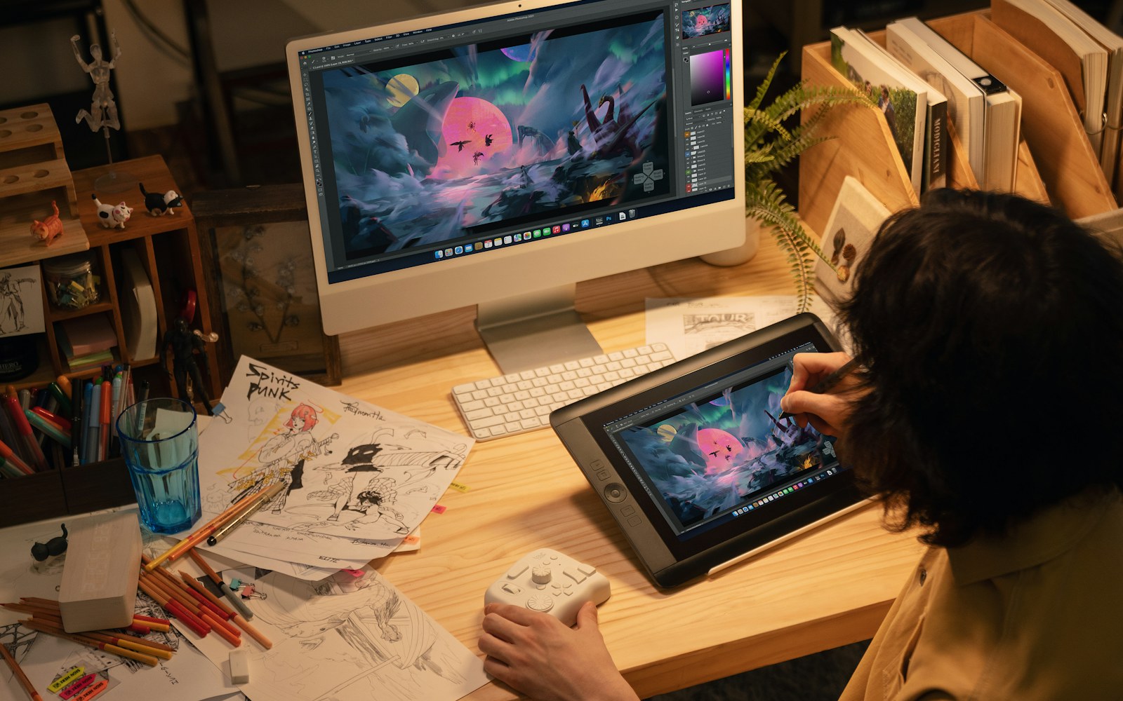 Atelier réel consacré à Cours d’illustration digitale : du croquis à une image publiable